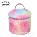 Women's makeup bag bucket shaped makeup bag